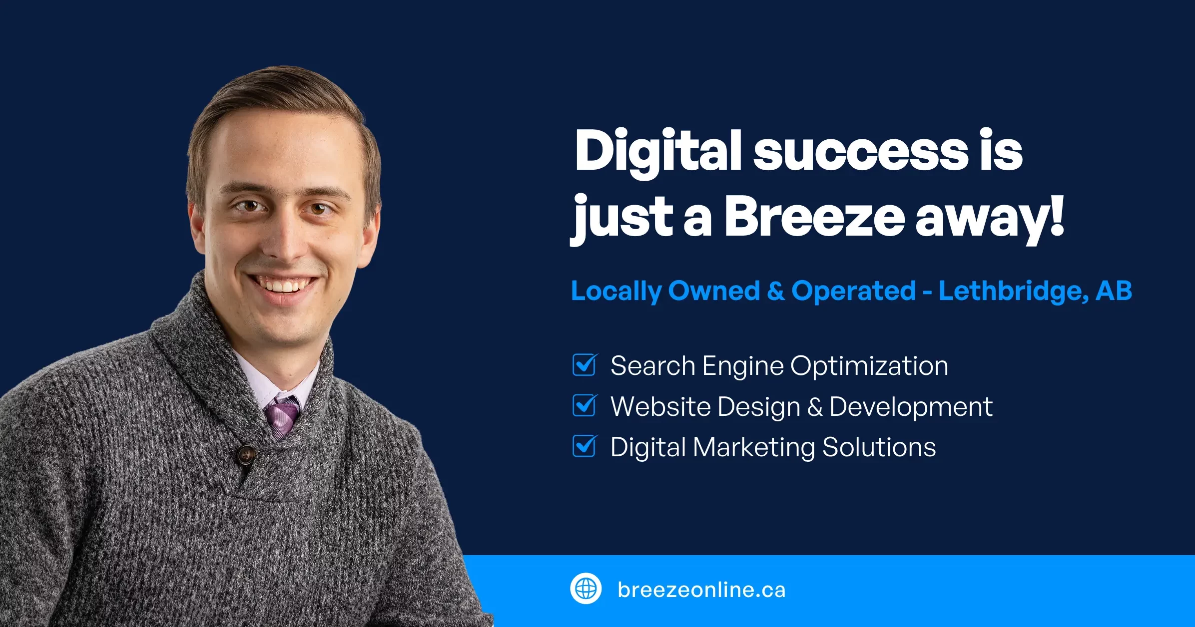 Breeze Online's website design services